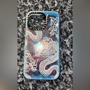 Casetify iPhone 13 Pro dragon iredescent case
